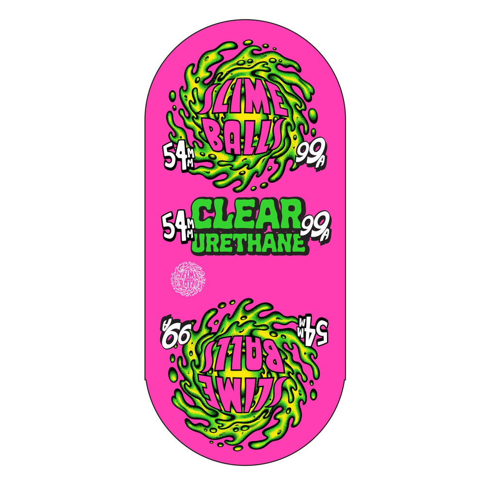 SLIME BALLS 54㎜99a 54mm Mirror Vomits Clear 99a | Slime Balls Skateboard Wheels