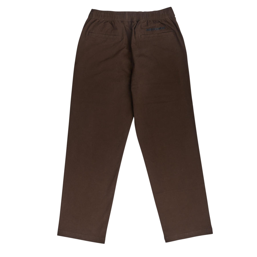 ◆SATUR◆ Hague Belted Banding Pants Khaki Brown SA23SSMP13B No Iron Khaki Pants for Men & Wrinkle Free Pants | Haggar