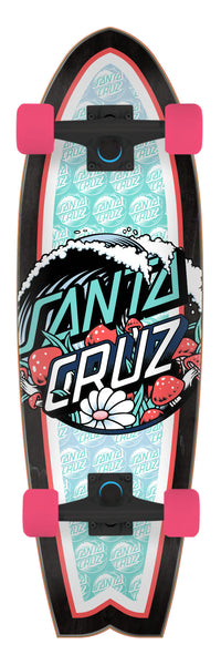 絶妙なデザイン 9.00in Wave Dot Mushroom Splice Shark Cruiser | Santa Cruz スノーボード
