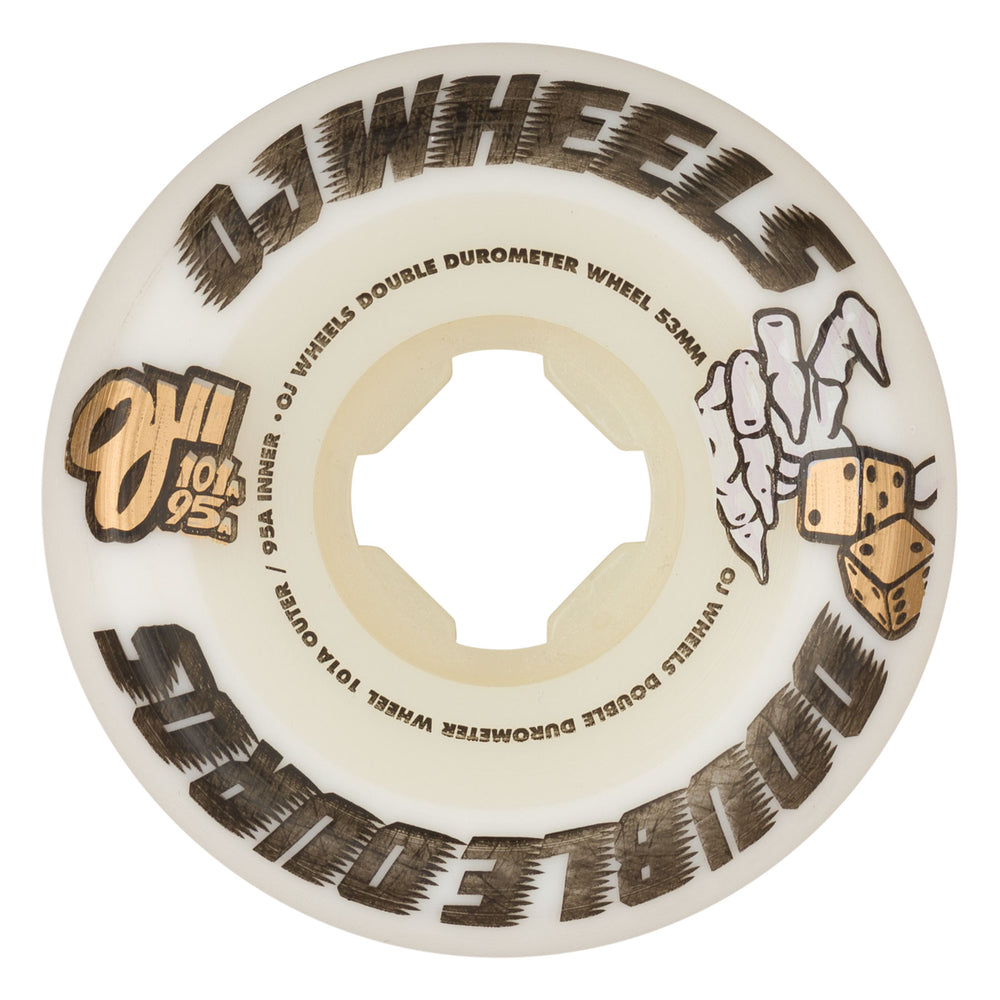 53mm / 101a/95a Double Durometer Mini Combo | OJ Skateboard Wheels