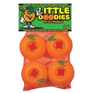 58mm Lil Doodies 99a OJ Skateboard Wheels Orange