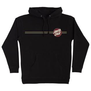 Other Dot Mens Santa Cruz Hoodie Black w/Burgundy