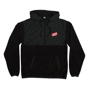 Igniter Mens Santa Cruz Hoodie Black/Black Checker
