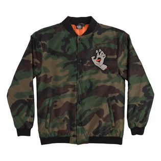 Screaming Hand Mens Santa Cruz Stadium Jacket Camo