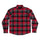 Belmont Mens Independent Longsleeve Flannel Shirt Red