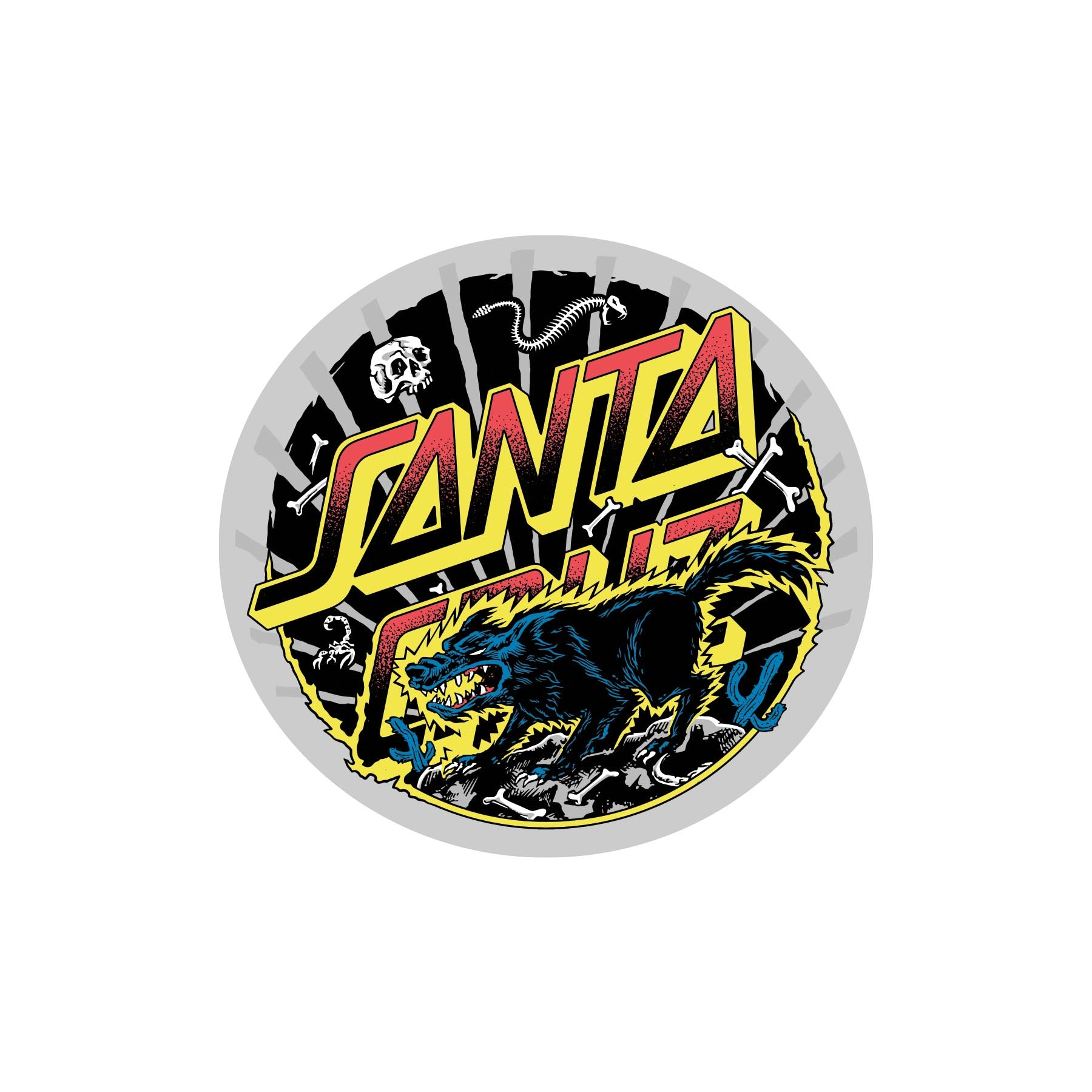 independent NHSタグ powell santa cruz alva Kendall Wolf Dot Sticker | Skate Stickers | Santa Cruz