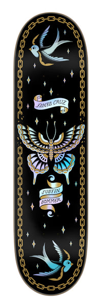 8.00in Justin Sommer Butterfly | Pro Model | Santa Cruz Skateboard Deck