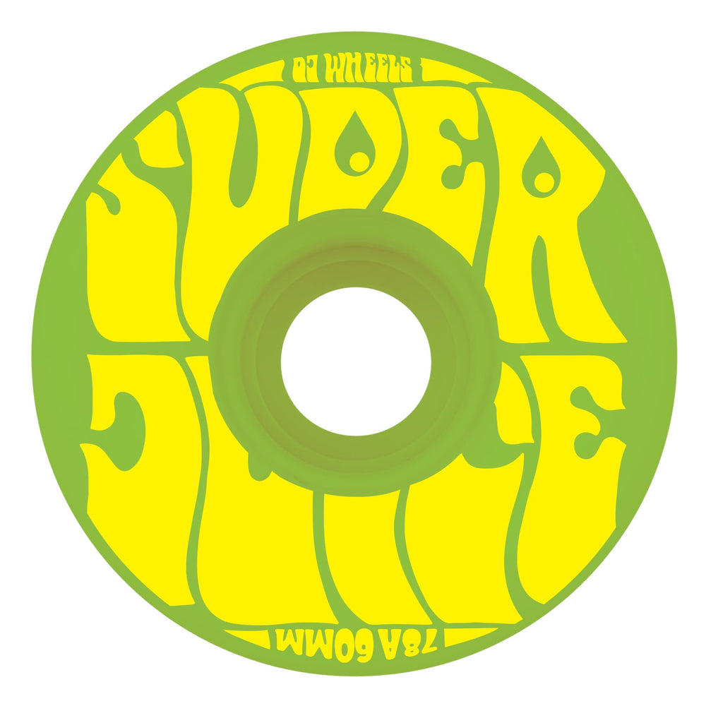 60mm Super Juice Green 78a | Soft | OJ Skateboard Wheels
