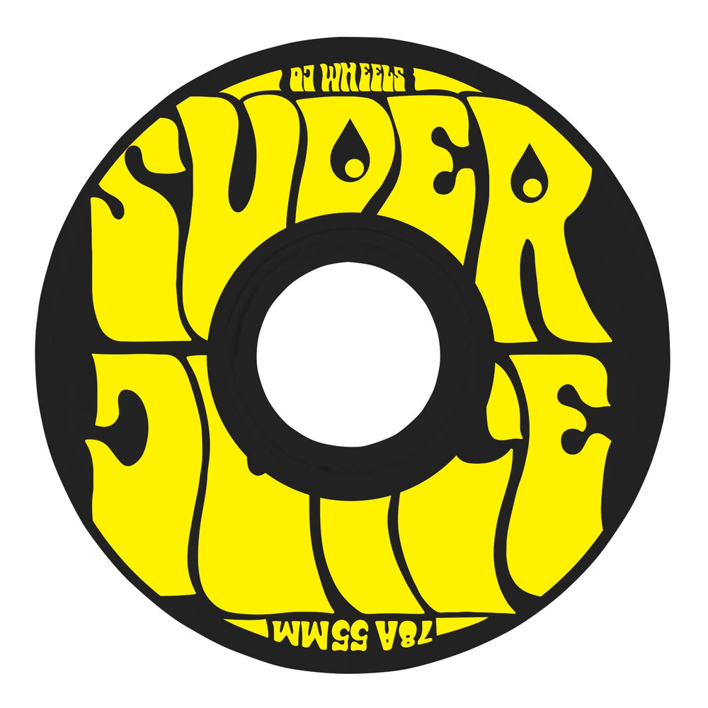 新品 OJ MINI SUPER JUICE 55mm 78A BLACK 55mm Mini Super Juice Black 78a | Soft | OJ Skateboard Wheels