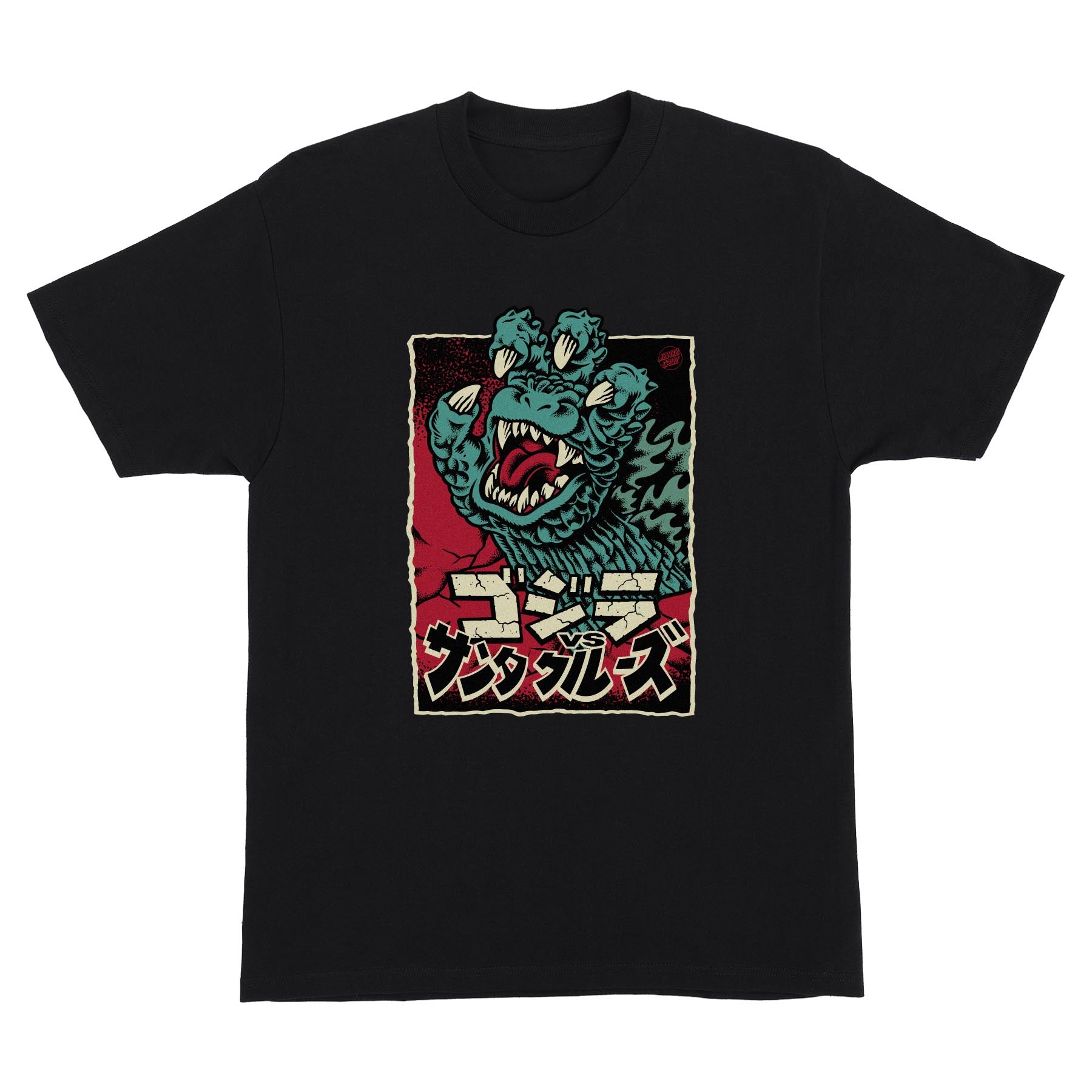 Godzilla Hand Front Mens Santa Cruz T-Shirt