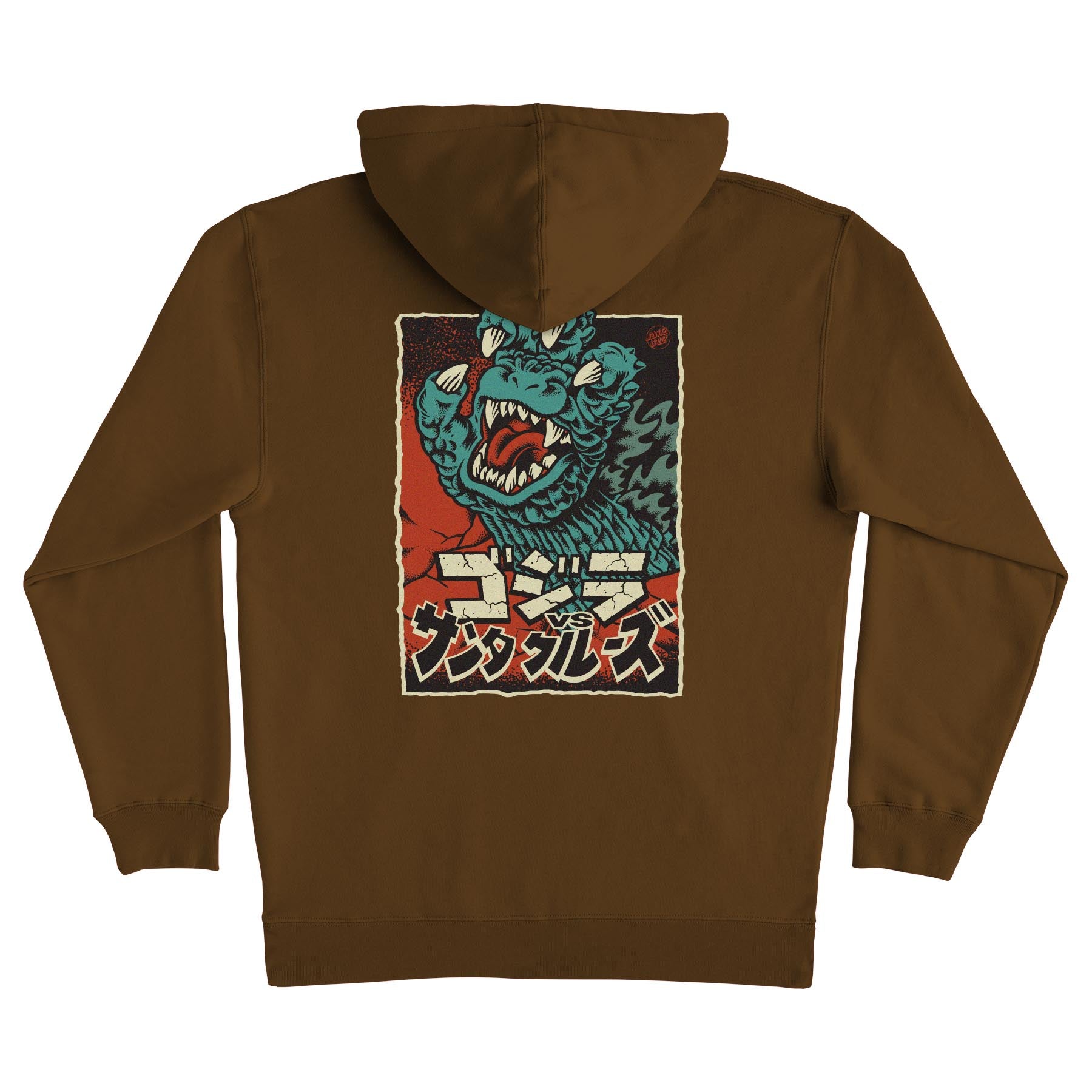 Godzilla Hand Mens Santa Cruz Hoodie