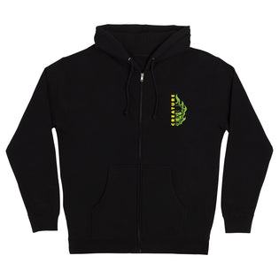Vortex Mens Creature Zip Hoodie Black