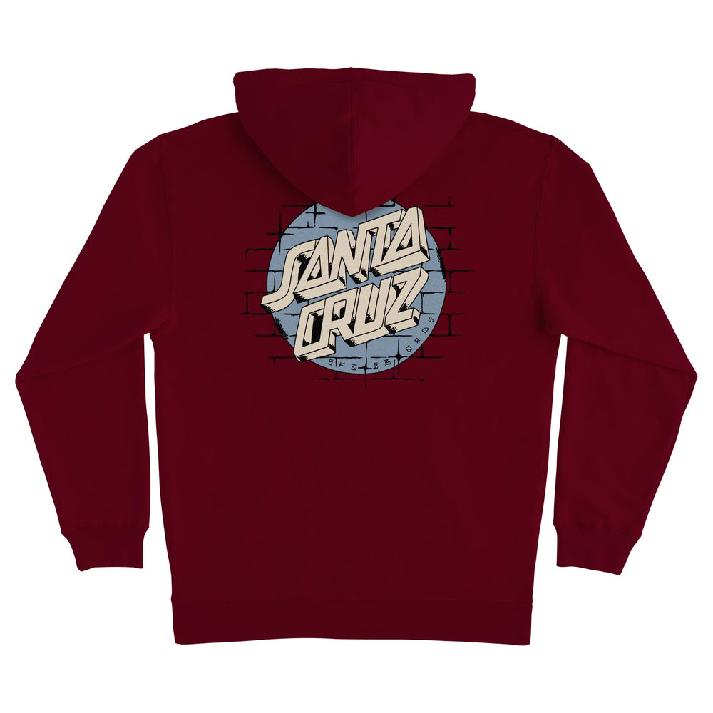 Scrawl Brick Dot Hoodie | Men's Skate Clothing | Santa Cruz
