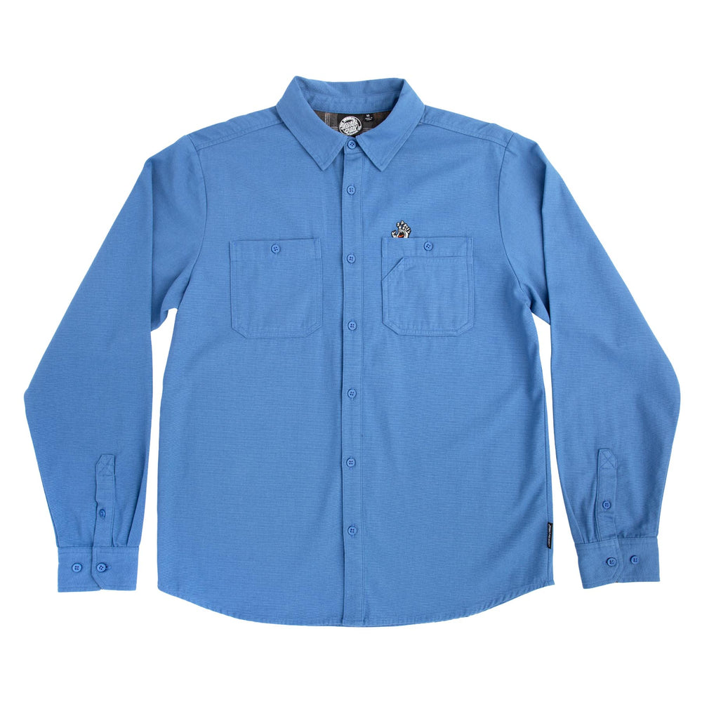 Screaming Hand Long Sleeve Shirt | Button Down | Santa Cruz