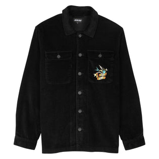 Sommer Sparrow Mens Santa Cruz Longsleeve Corduroy Shirt Black