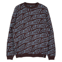 Creep Repeat Crew Sweater | All Over Print | Santa Cruz Skateboards
