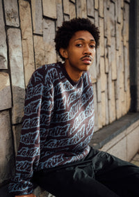 Creep Repeat Crew Sweater | All Over Print | Santa Cruz Skateboards