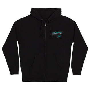 Barfly Mens Creature Zip Hoodie Black