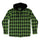 Bat Relic Mens Creature Flannel Shirt Green/Black