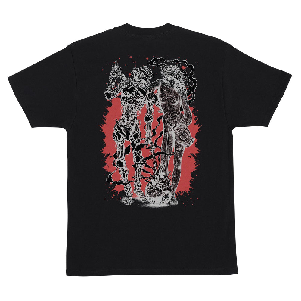 さらに100円引き◆WOOALONG◆Spin logo detachable slim T-shirt Wooten Duo Inverse Mens T-Shirt | Mens Skate T-Shirt | Santa