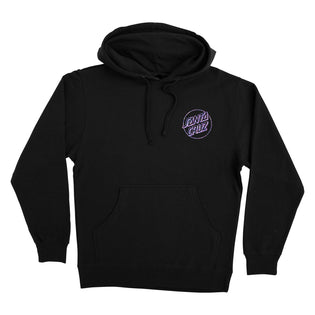 Opus Dot Womens Santa Cruz Hoodie Black w/Diamond Foil