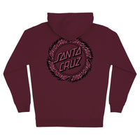 Flame Ringed Dot Mens Zip Hoodie | Santa Cruz | Skate Apparel