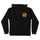 Flame Ringed Dot Youth Santa Cruz Hoodie Pigment Black