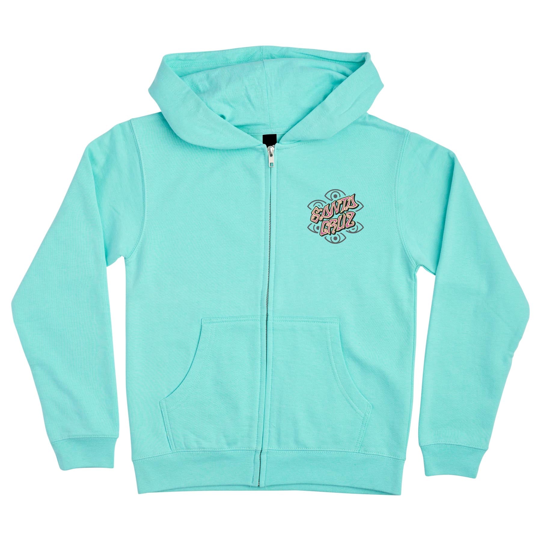 Salba Eyes Youth Zip Hoodie | Santa Cruz | Youth Skate Apparel