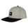 Cruz Label Snapback Santa Cruz Hat Dk Sand/Black