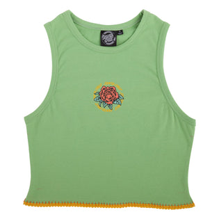 Ringed Arrangement Womens Santa Cruz Tank Top Fern