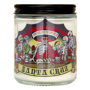 Guzman Dead Diners Santa Cruz Candle Unscented