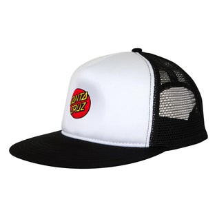 Cruz Embroidered Santa Cruz Trucker Hat Black