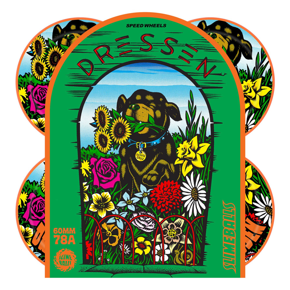 スケートボード Slimball Eric dressen 55mm Eric Dressen Pup 97a | Slime Balls Reissue Skateboard