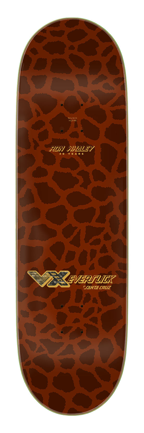 9.00in Ron Whaley Giraffe VX Everslick Deck | 30 Years Limited Reissue | Santa  Cruz Skateboards