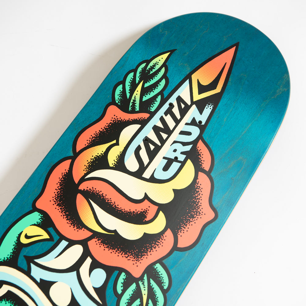 8.7in Eric Dressen Rose Dagger | Pro Model | Santa Cruz Skateboard Deck