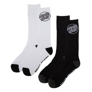 Opus Strip Crew Mens Santa Cruz Socks X2 Pairs Forest/Saddle