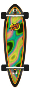 9.20in Oval Flame Lava Dot Santa Cruz Pintail Cruiser No Color