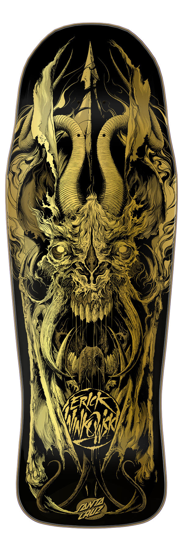 Winkowski Primeval Gold Foil 2025 Santa Cruz Skateboard Deck