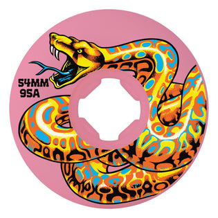 54mm Jeff Kendall Snake Pink 95a Slime Balls Skateboard Wheels Pink