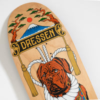 9.3in Dressen Sumo Dog | Shaped Skateboard Deck | Santa Cruz
