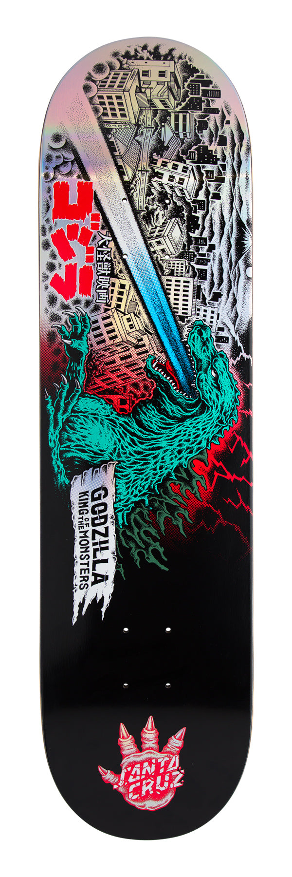 8.25in Godzilla O'Brien Reaper Santa Cruz Skateboard Deck