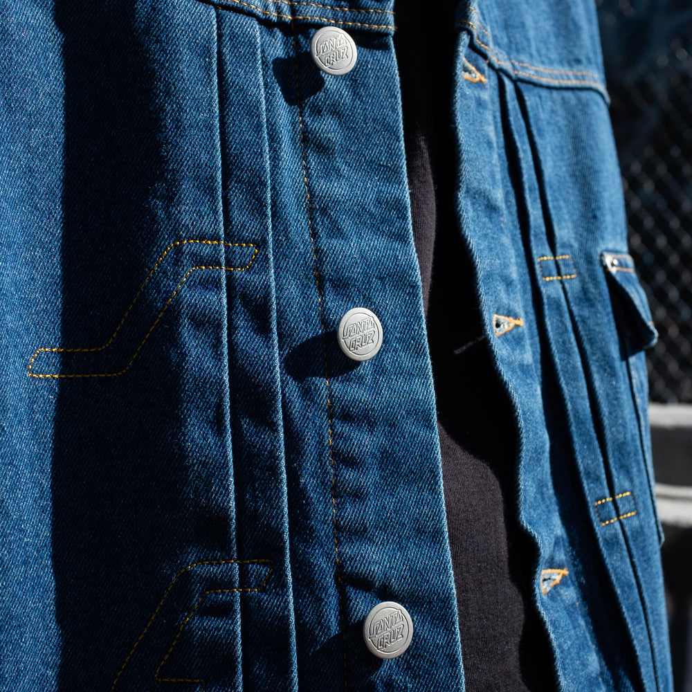 SCS Denim Jacket | Mens Jackets | Santa Cruz Skateboards