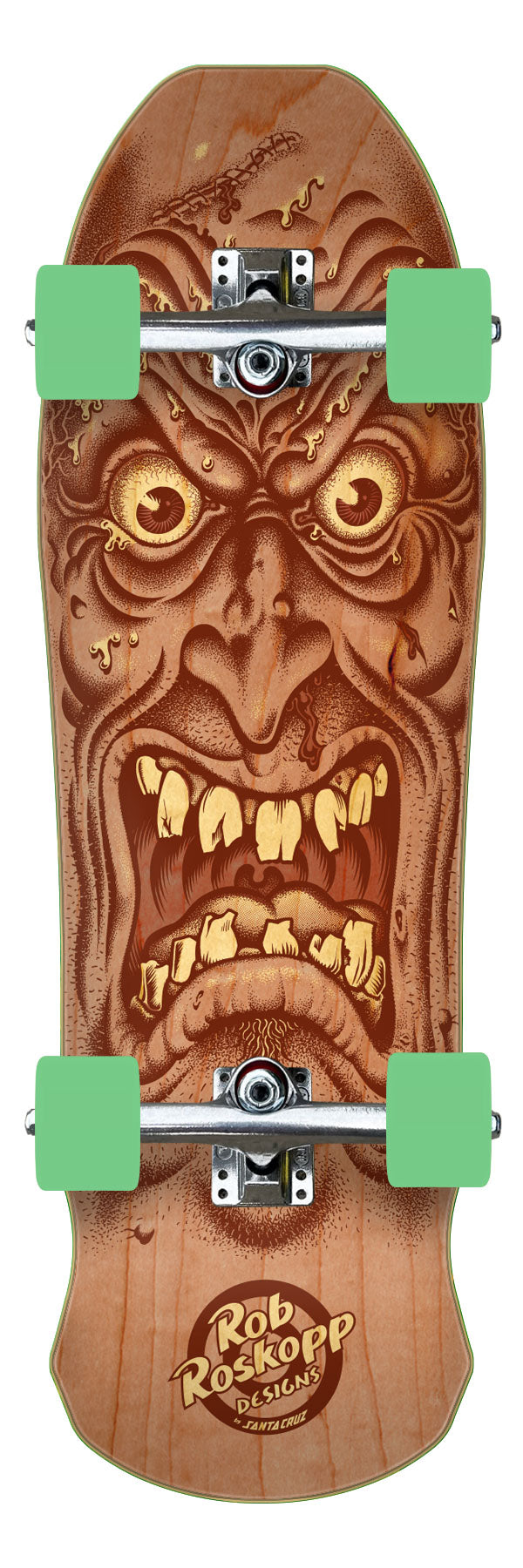 9.5in Roskopp Face Reissue | Complete Cruiser | Santa Cruz Skateboards