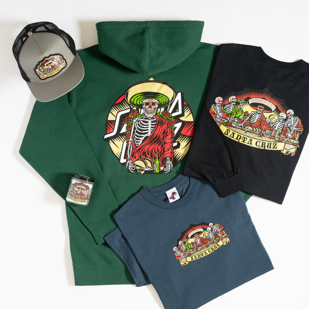 ★SANTA CRUZ Guzman Dining Dot Hoodie 関税込★ Guzman Dining Dot Mens Hoodie | Santa Cruz | Skate Apparel