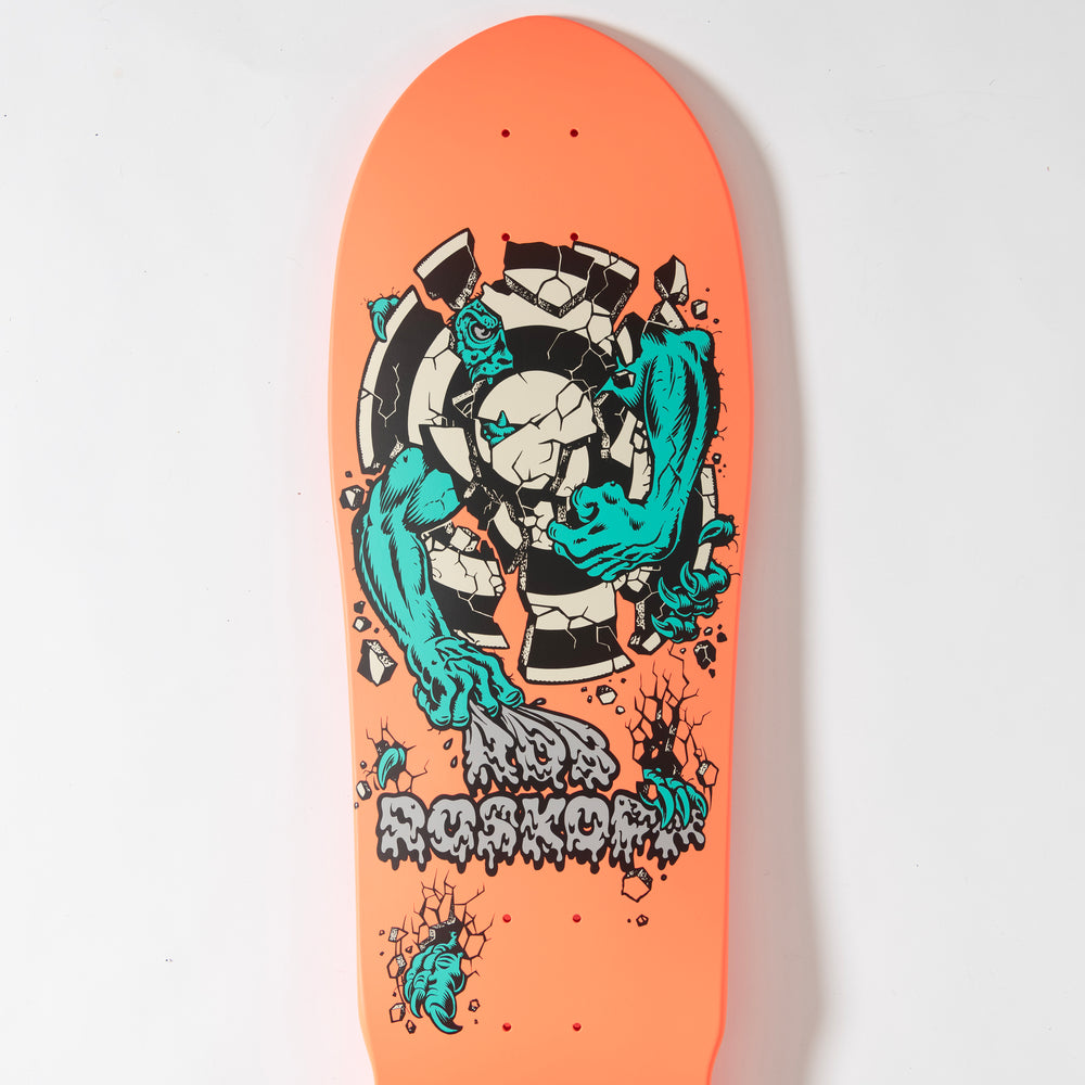 Rod Roskopp Rob Roskopp Logo Santa Cruz Rob Roskopp Deck Matte Pink Skate Bids