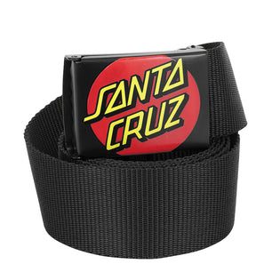 Classic Dot Unisex Web Belt Santa Cruz Black
