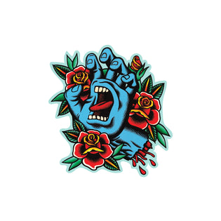 Screaming Flash 4.25in Santa Cruz Stickers (25 Pack) Default Title