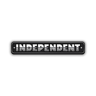 Chrome Bar 8in Independent Stickers (25 Pack) Black/Grey/White
