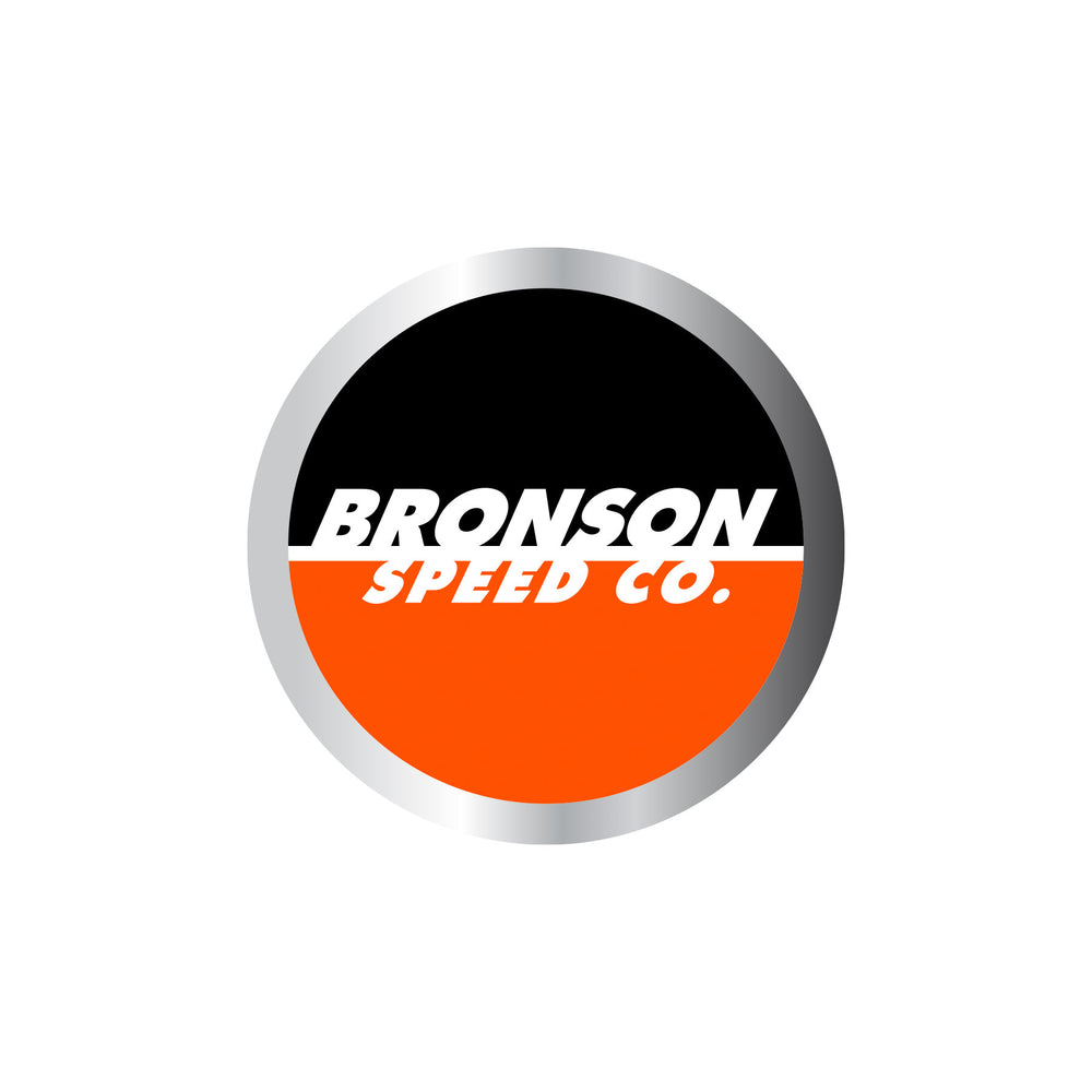 スケートボード Supreme sticker Anarchy Bronson Spot Logo Silver Foil 4in X25 | Bronson Skate Stickers