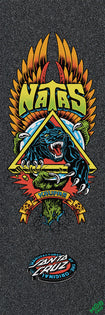 11in Santa Cruz Natas Panther Mob Skateboard Griptape Graphic